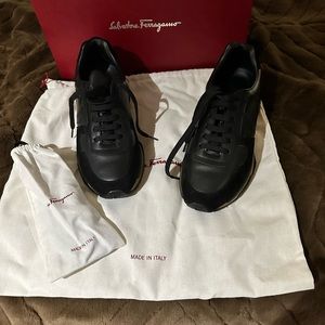 Salvadore Ferragamo Sneakers Black Size 8.5